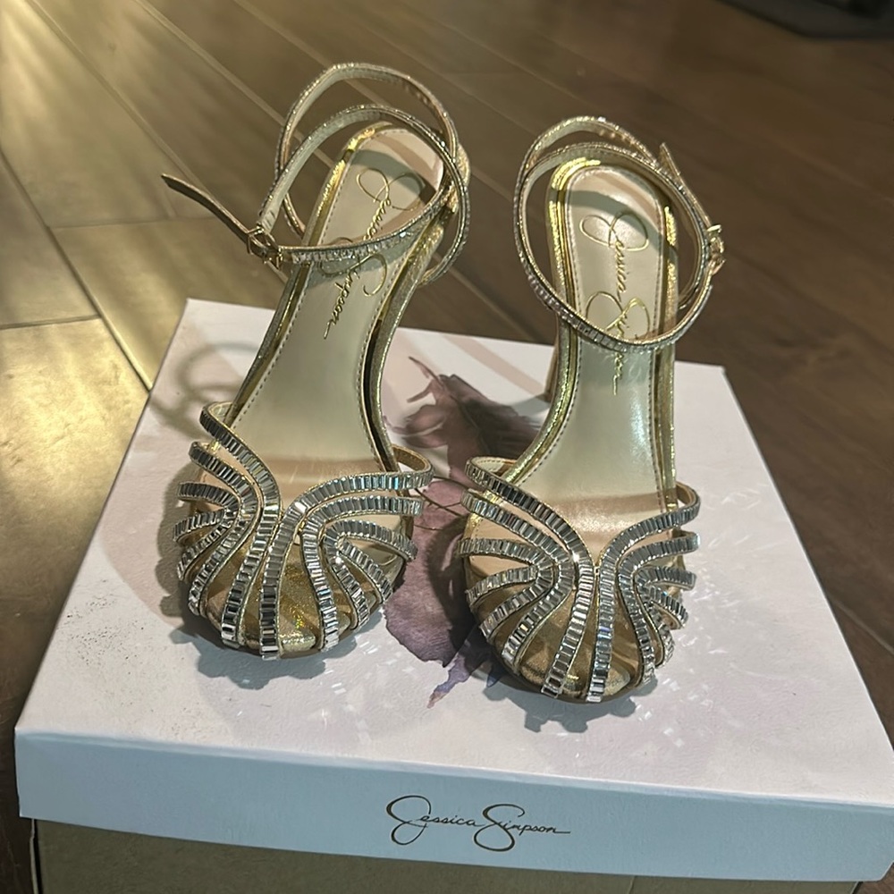 Jessica Simpson Rhinestone Jileta High Heel
